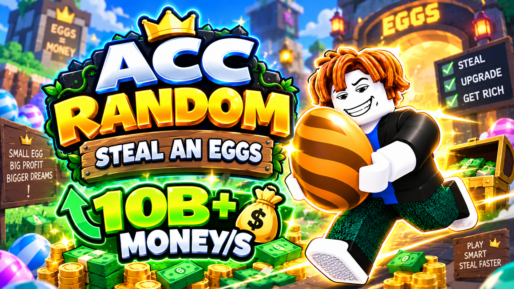 Steal An Egg 10B Money/1s